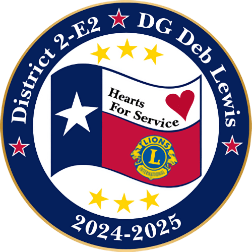 Lions District 2-E2 DG Deb Lewis Pin