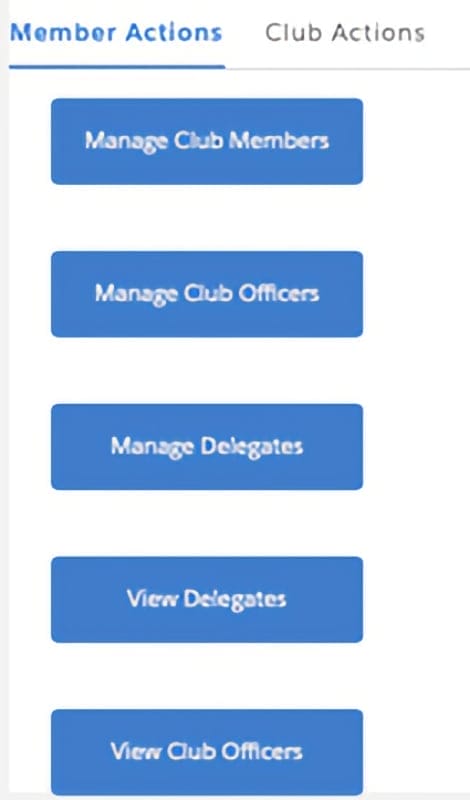 Manage Club Officers